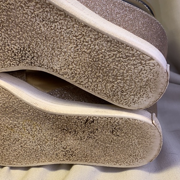 Stuart Weitzman Champaign Gold wedge sneakers - Picture 9 of 16